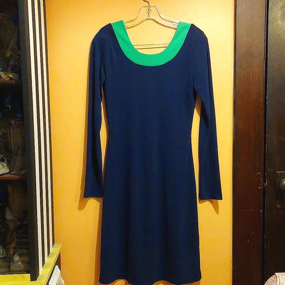 Swoop back dress